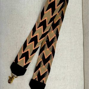 Shoppe Salt genuine black, pink, tan  Woven Salt Strap, crossbody, purse, camera